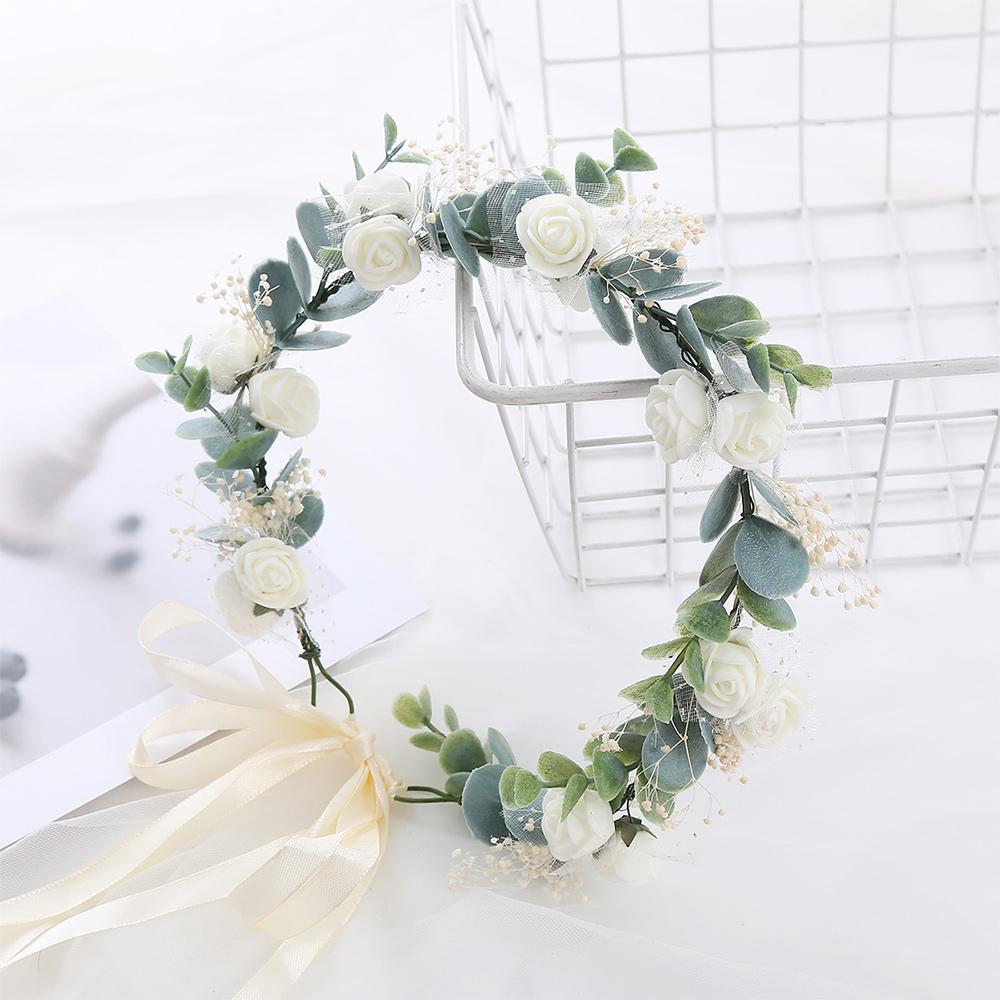 Photoshoot Fairy Flower Leaf Headbands Costume Cosplay Elven Princess Tiara  Wedding