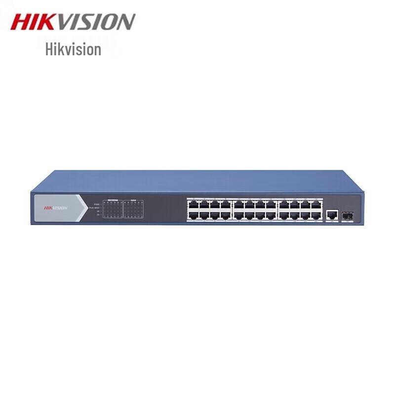 

HIKVISION 24-Port Gigabit PoE Switch CN plug (adapter included)