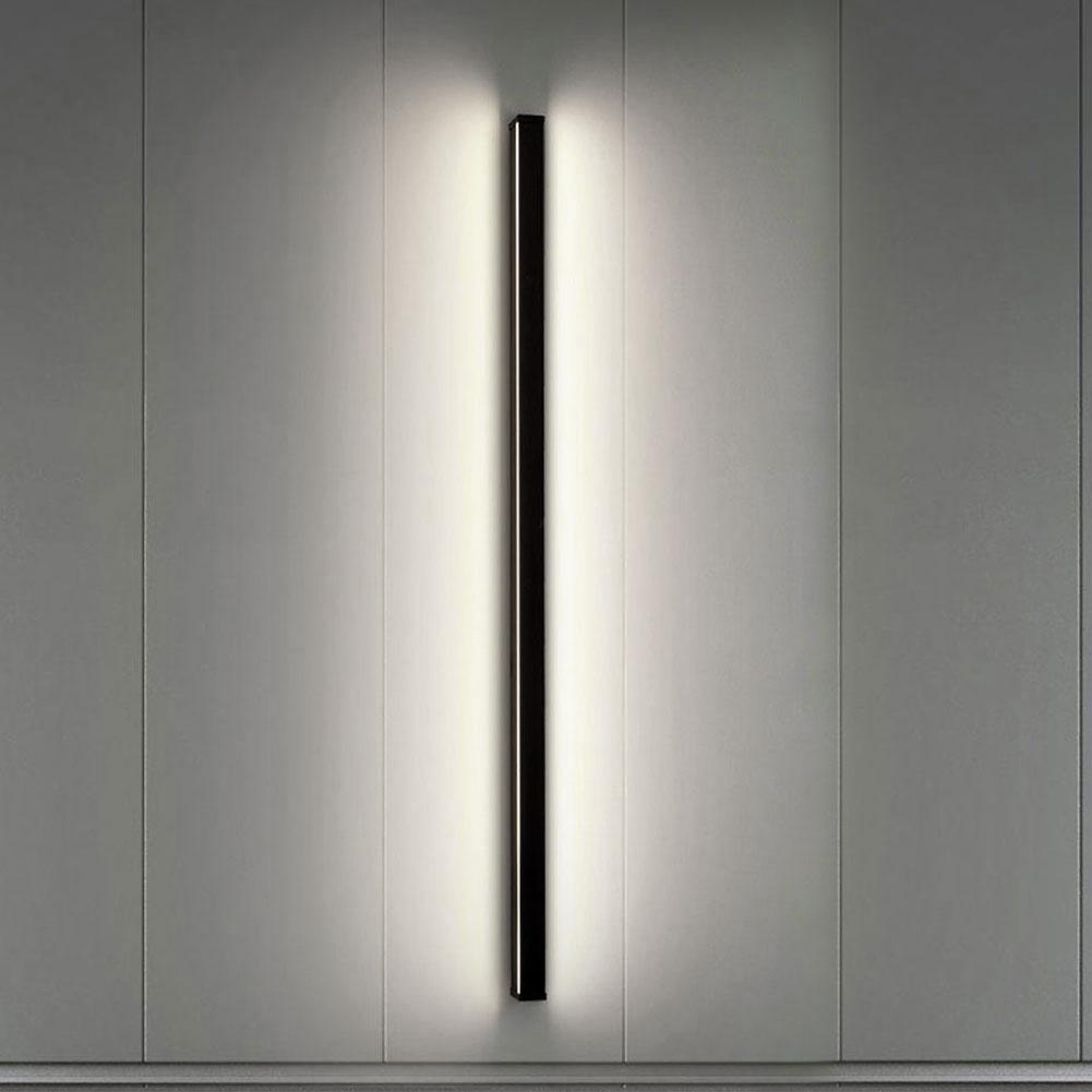 Modern LED Wall Lamp Indoor Minimalist 100cm 110V 3000K Waterproof Wall Sconce Outdoor Strip Wall Lights Decoration Lighting