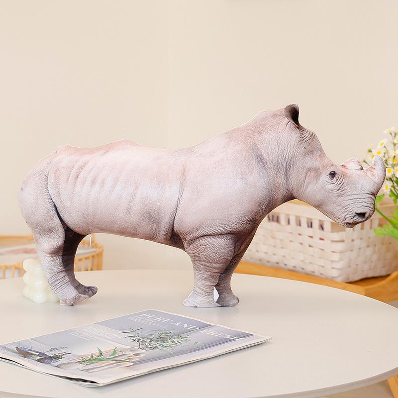 3D Animal Plush Cushion - Panda, Koala, Tiger, and Lion - Kids Gift & Home Decor.
