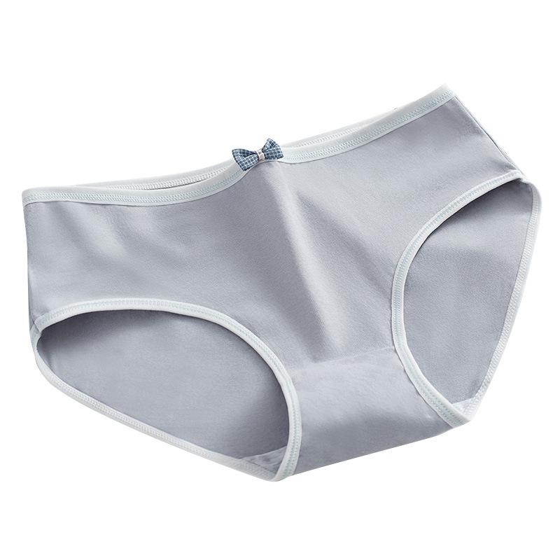 4pcs Briefs Printed Thin Section of Cotton Panties Female Breathable Midriff Girls Cute Women Underpant