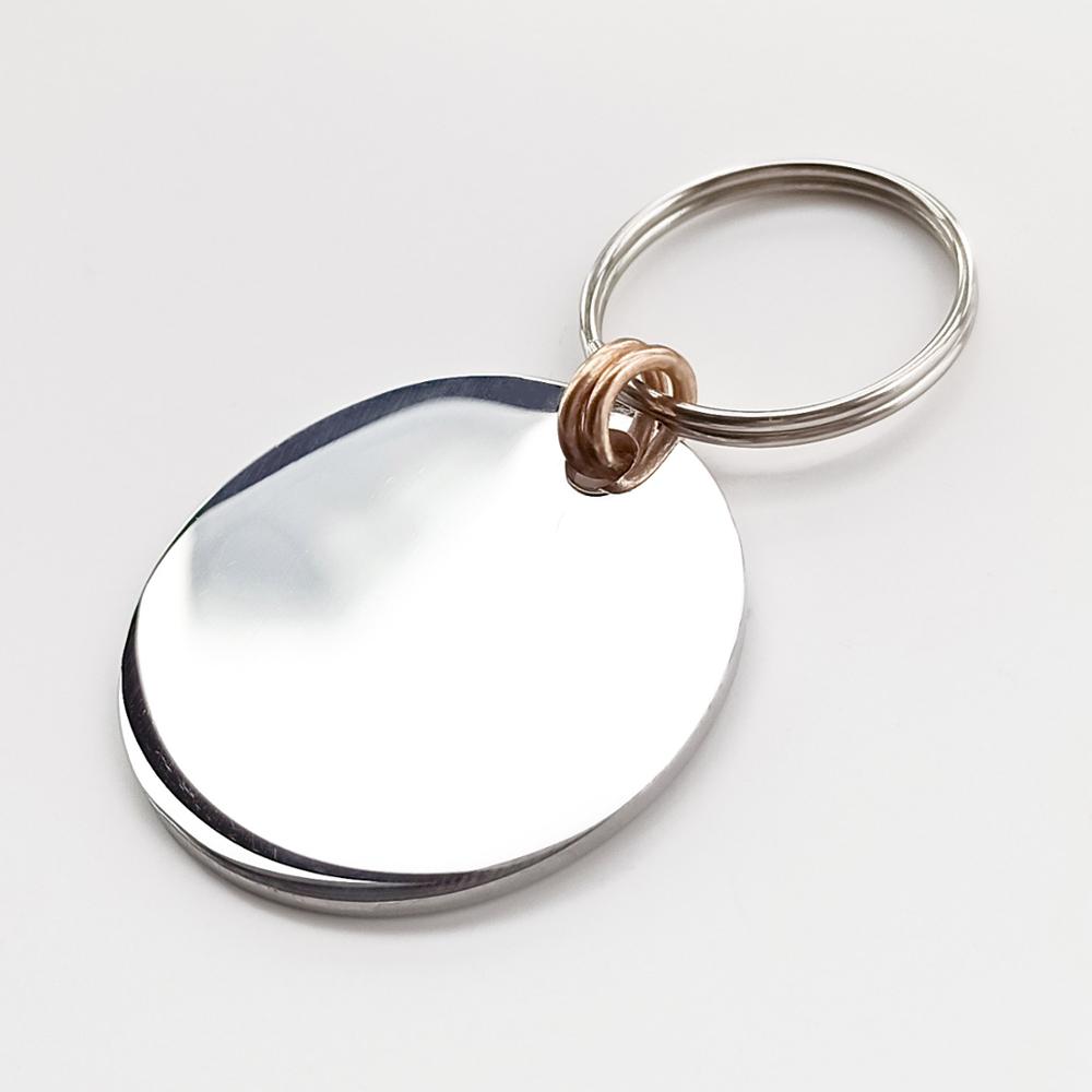 

Персонализированные смешные жетоны для собак с гравировкой MW003 для аксессуаров для ошейника, щенка, нержавеющая сталь, именная табличка, чихуахуа, немецкая овчарка Large