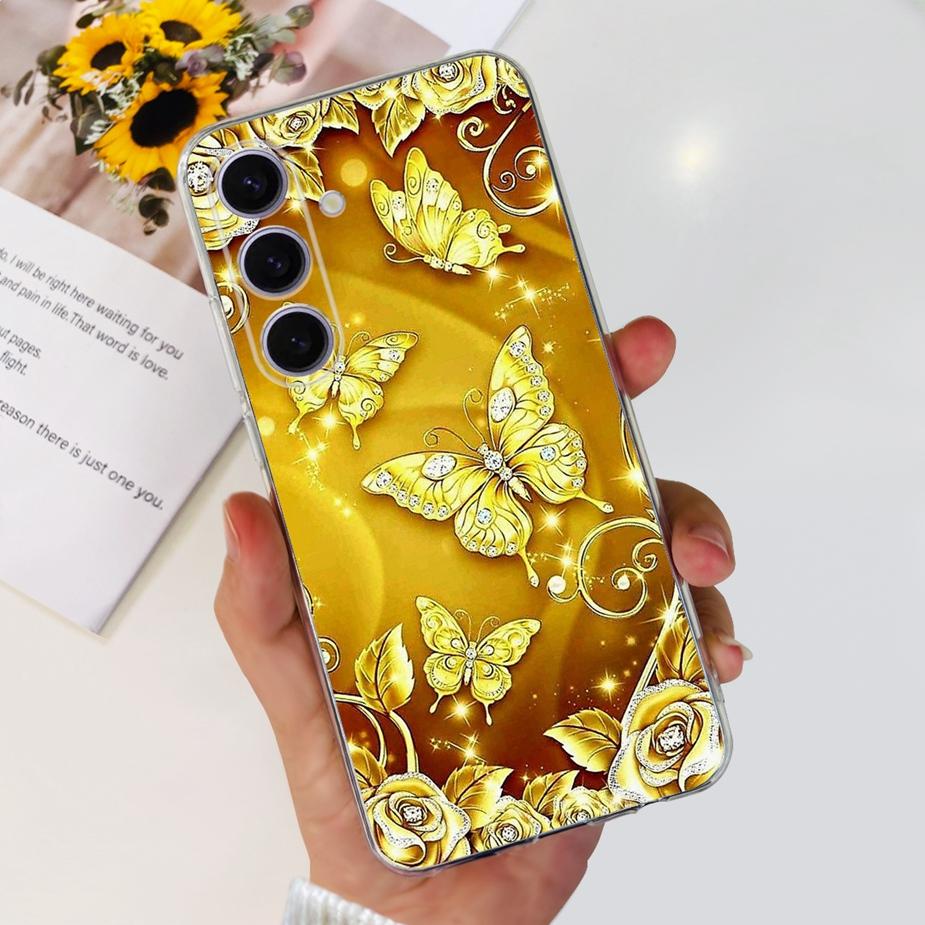 For Samsung Galaxy S24 Case S24+ New Fashion Painted Cover Soft Silicone Phone Case For Samsung S24 Ultra S 24 Plus Fundas Coque