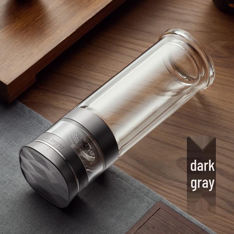 Kailin Double Wall Tea Infuser Glass Bottle