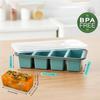 2 Pack Silicone Soup Freezer Containers With Lids,Soup Freezer Mold, Ice Trays For Freezer,For Storing 250Ml/125Ml Broth