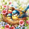 Static Window Sticker Decorative Bird Sticker Waterproof Scratch-Resistant Removable Sticker for DIY Home Decor