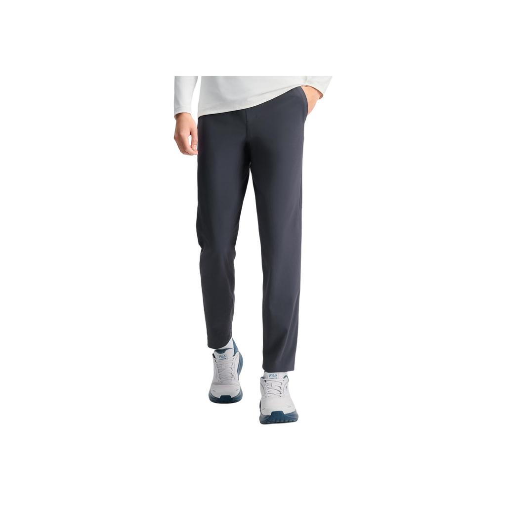 FILA Stylish Comfortable Knitted Casual Pants Men Bottoms Tailored-Blue A11M511604FGY