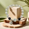 2025 Jadeite Green Jade Rabbit Bracelet: High-End Chinese Style, Year of the Snake, Elegant Women's Niche Beaded Design