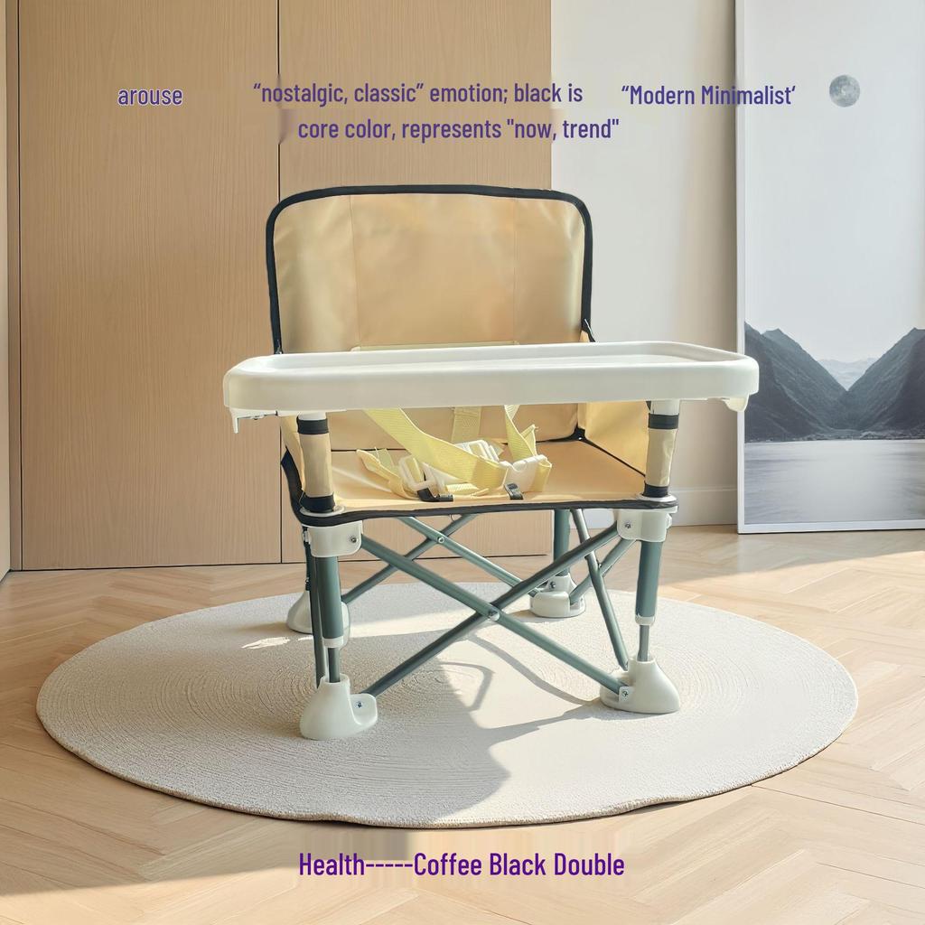 Tragbarer Klapp-Baby-Essstuhl für Camping und Ausflüge