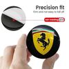 New 4PCS/Set For Ferrari Horse Donkey Badge Emblem Car Wheel Hub Center Cap Rim Cover Decoration Stickers Accessories HS6