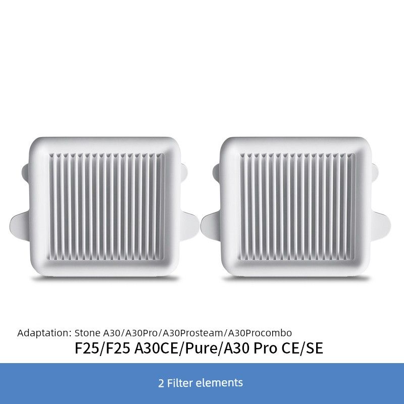 

Suitable for Stone A30 Floor Cleaning Machine Accessories Pro Pure/Steam Ce Roller Brush Se Filter Cleaning Fluid Consumables 2 Filters [A30 Series]