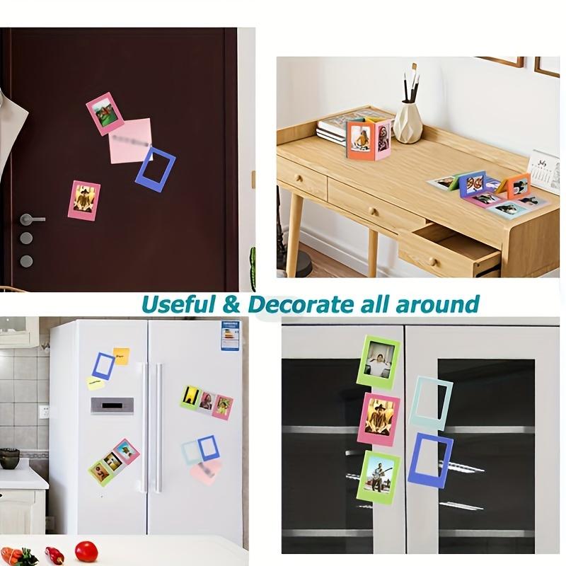 1/5 st Retro Magnetisk Fotoram för Fujifilm Instax 3-tums Negativ Album Displayhållare för Kök Heminredning Minnesgåvor