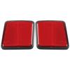 Pair Rear Bumper Reflector Left & Right For Ford Escape 2005 2006 2007 Red