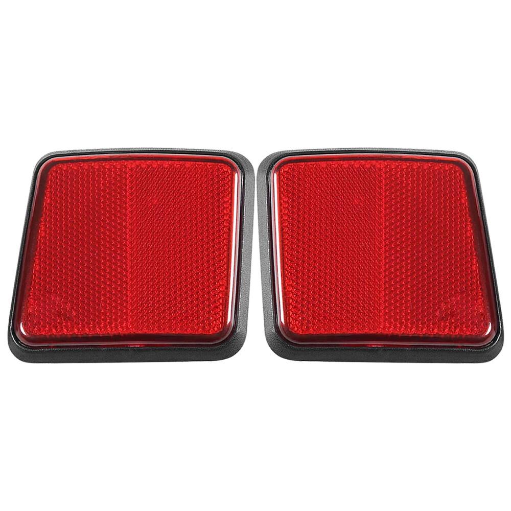 Pair Rear Bumper Reflector Left & Right For Ford Escape 2005 2006 2007 Red