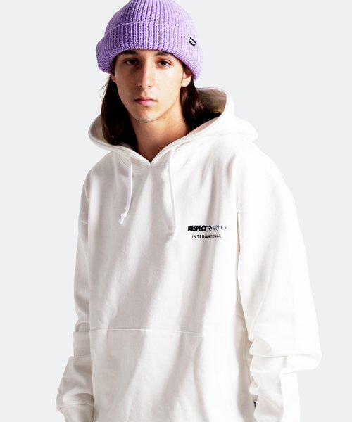 Respect Heavyweight International Japan Logo Hoodie (White) White/L