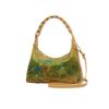 PmSix Women's Handbag, Silk Light Luxury Shoulder Bag, Crossbody Bag