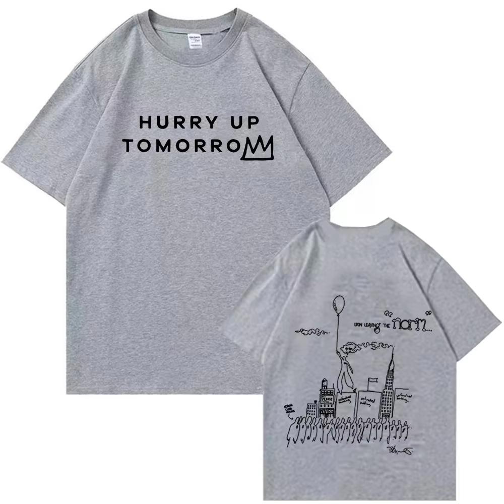 The Weeknd Hurry Up Tomorrow 2026 Summer Fashion Casual Crew Neck Short Sleeve Trendy Street Hip Hop Unisex Comfortable Fashion Women And Men T-shirt