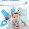 Baby Oral Care Children's U-shaped Toothbrush U-shaped Soft Bristles Mouth Toothbrush