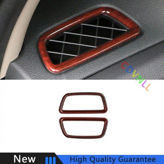 For Honda CRV CR-V 12-2016 Peach Wood Grain Dashboard Upper Air Outlet Vent Trim