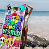 Popular Game D-Dandys World Whitepaper Beach Towel Colorful Bath Towels for Girl Microfiber Quick Dry Custom Sand Free Beach
