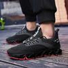 48 Large Size Blade Flying Mesh Shoes Men's Breathable Men's Sports Shoes Lightweight Soft Sole Shock Absorption Running Shoes