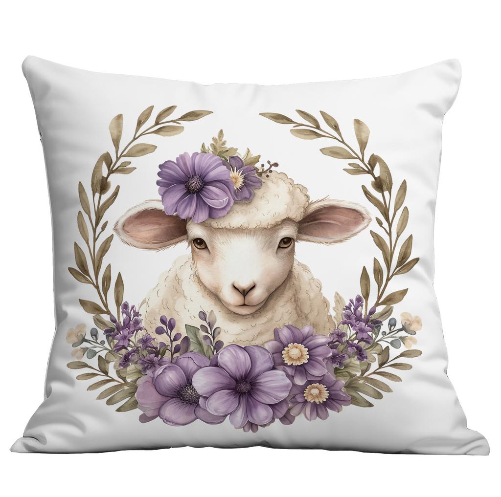 New Easter Lavender Pillow Case Home Living Room Sofa Cushion Pillow Case
