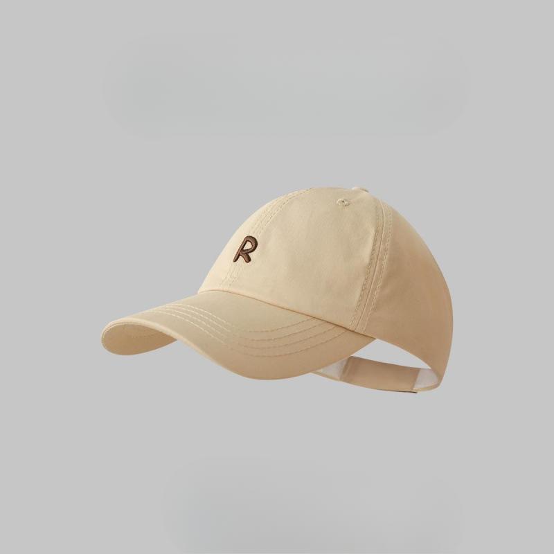 Girls Can Tie A Ponytail Baseball Cap Outdoor Sports Empty Top Hat Summer Thin Breathable Soft Top Cap Cap