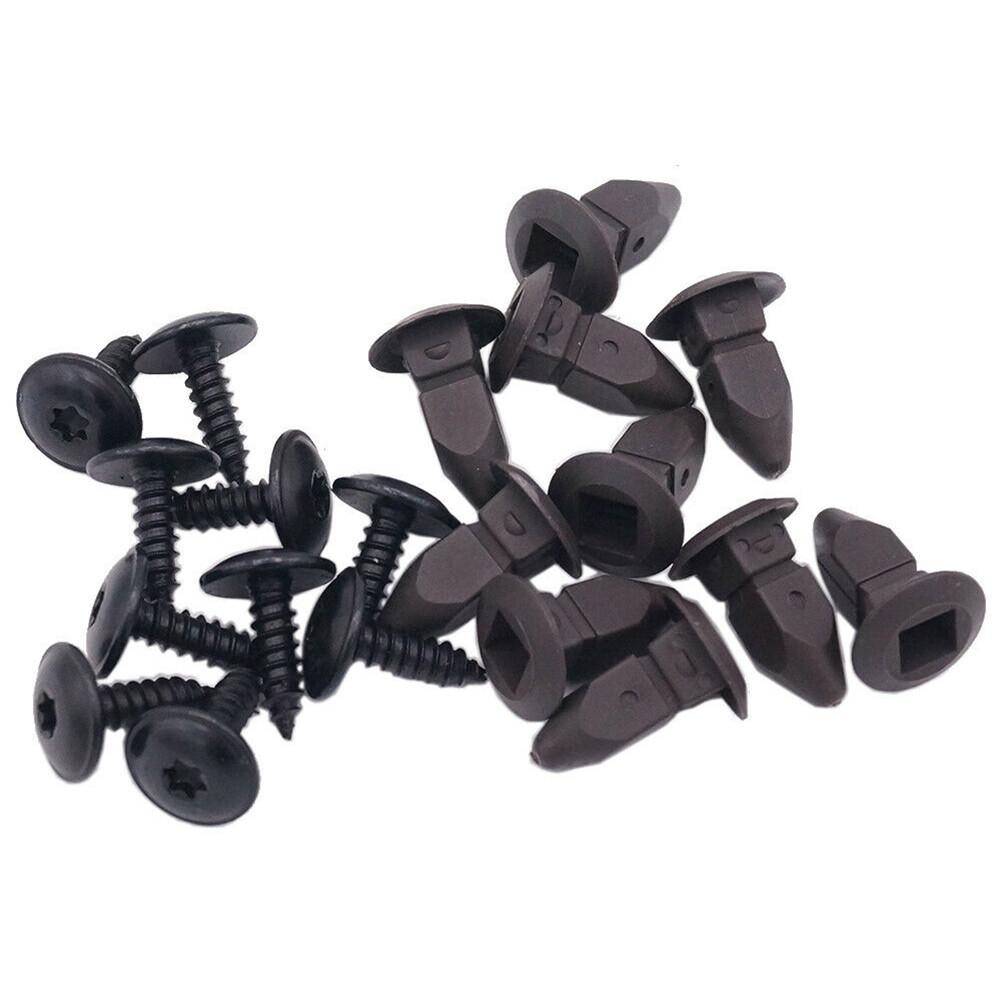 Wheel Grommet Screws 20PCS Accessory Arch Black Car Lining Parts Replacement Replaces Splashguard New Practical