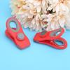 2 Stück Mini Tragbare Lebensmittelversiegelung Magnetische Clips Snack Lebensmittelaufbewahrungsbeutel Clips Küchenzubehör Rot