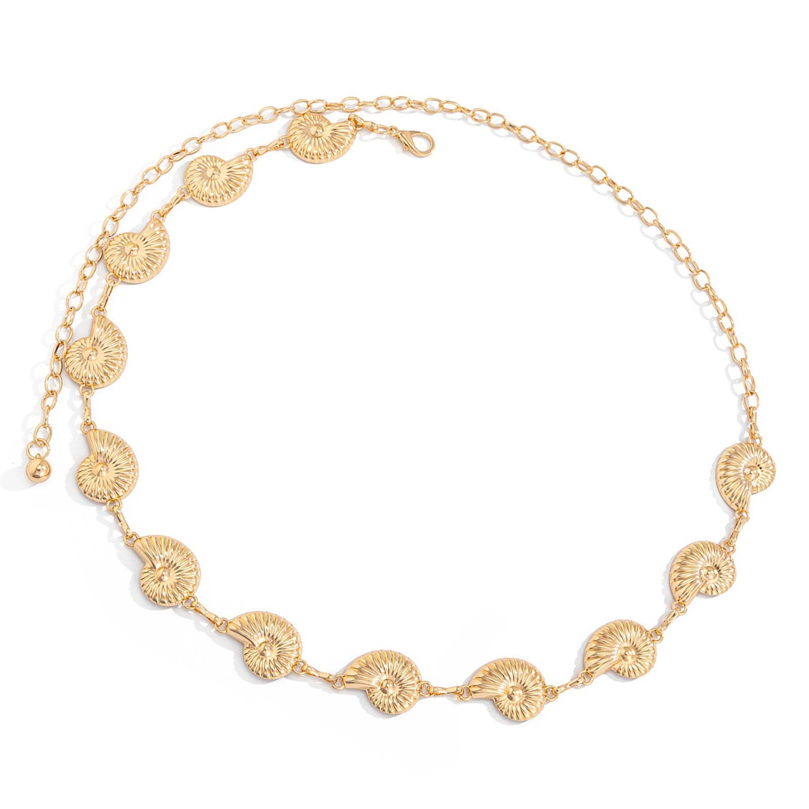 

Регулируемая цепочка на талию Ручная работа Ракушка Морская звезда Раковина Украшение для тела для женщин девушек Стильный аксессуар для пляжного отдыха B