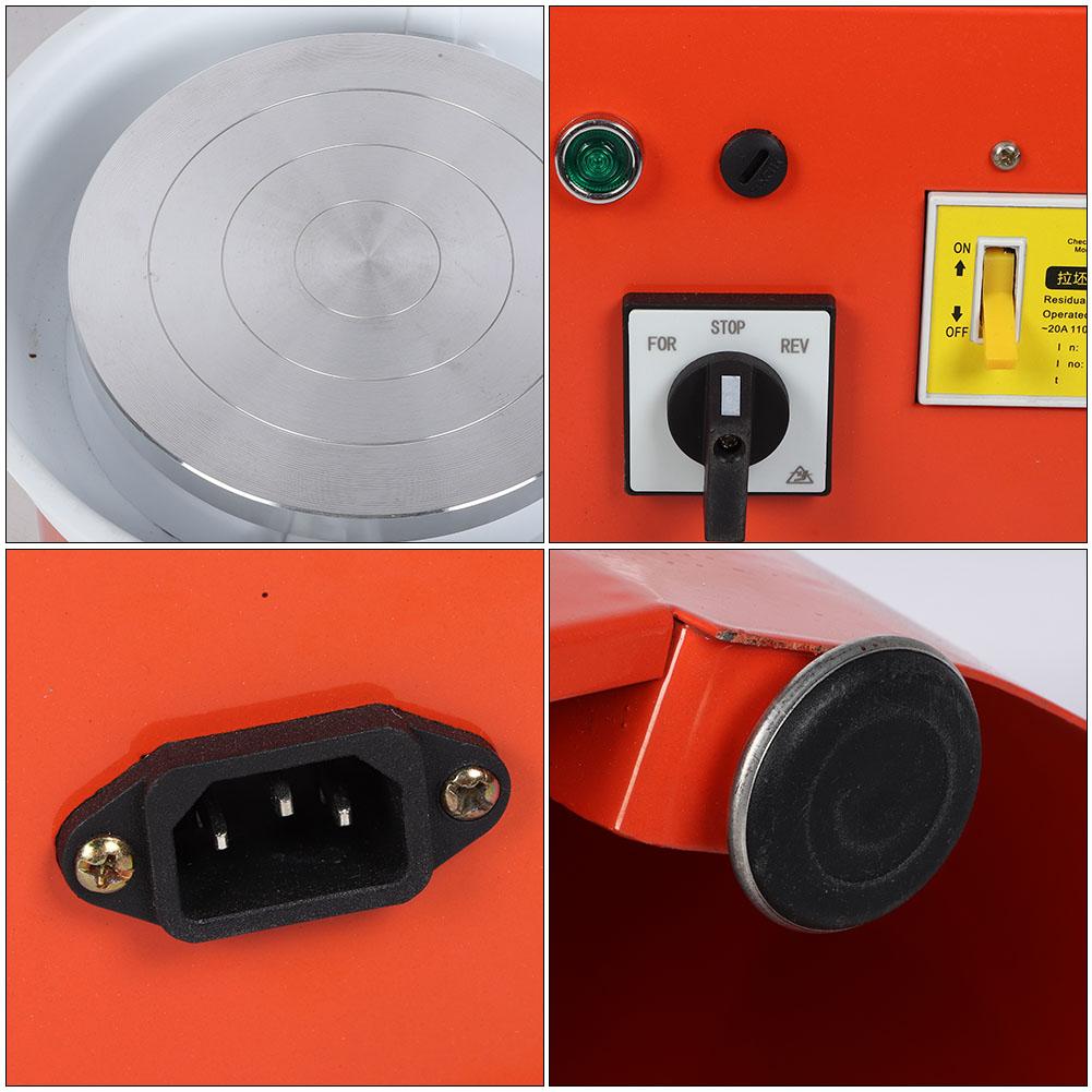 Electric Pottery Wheel Ceramic Machine Pedal‑Controlled Removable Bowl Ceramic Art Tool