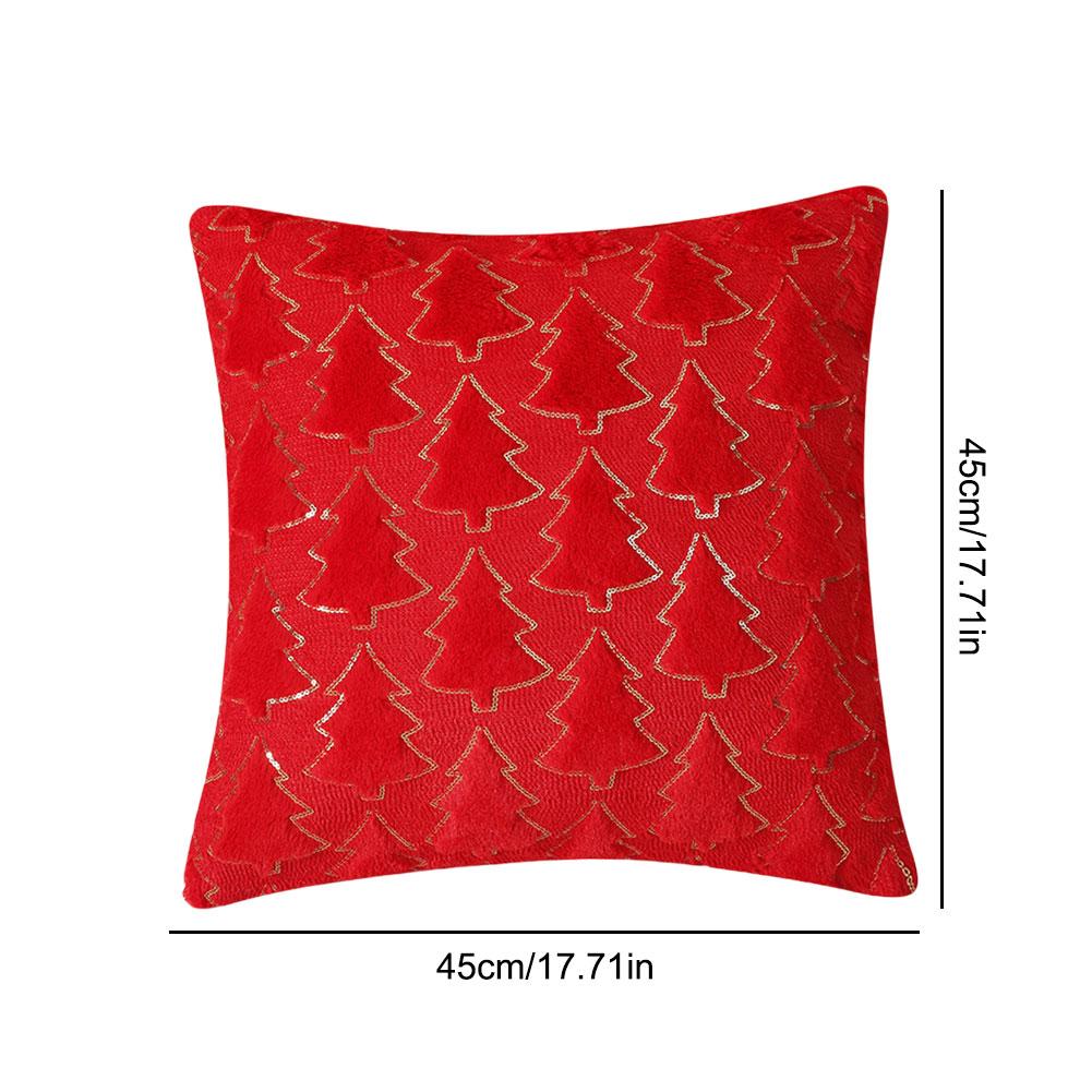 45x45cm Christmas Cushion Covers Decorations 2025 Winter Pillows Cover Decor Sofa Cover Snowflake Cushion Cases Home Decoration