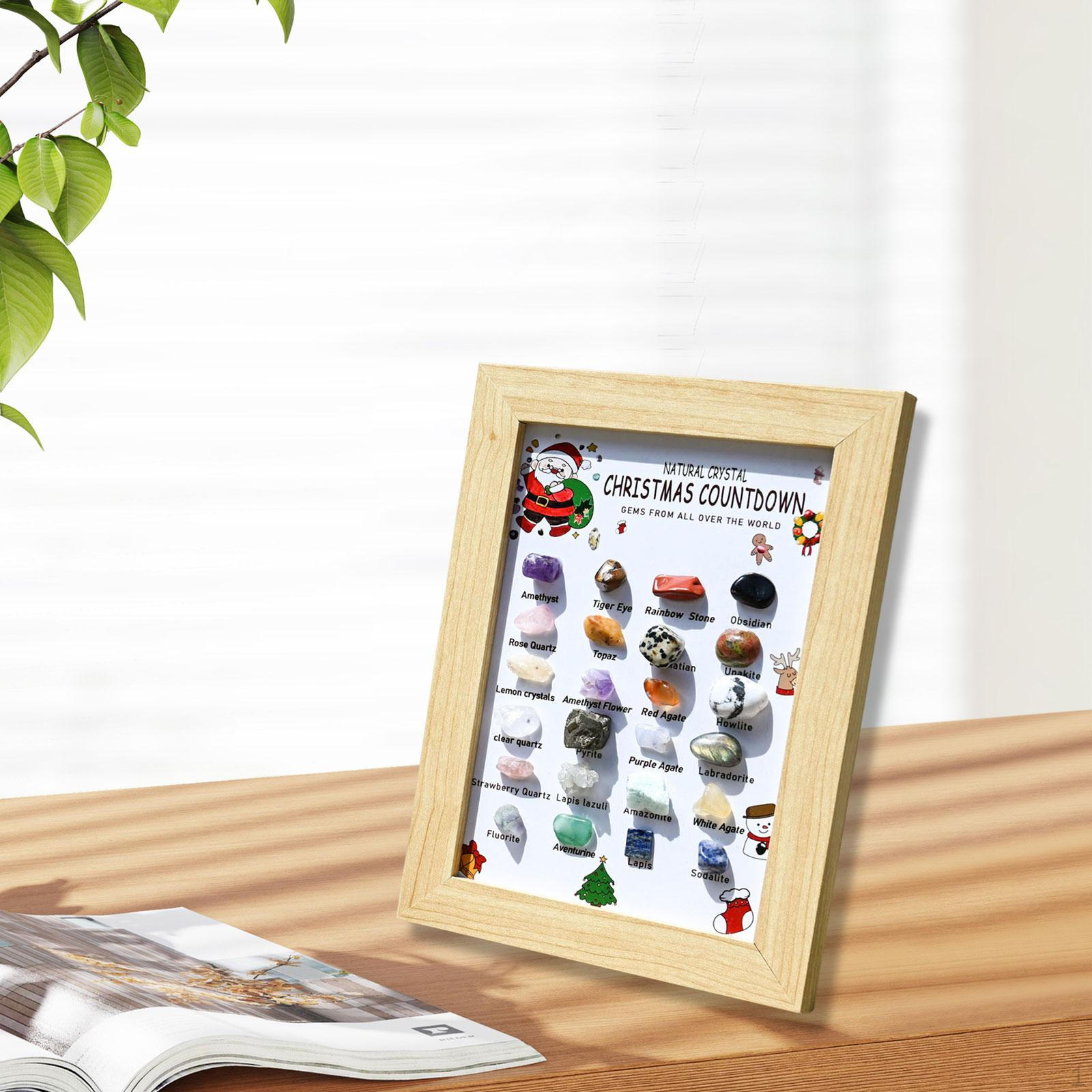 

Picture Frame Wood Ornament Accessory for Valentines Tabletop Baby Birthdays