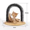 Cat Arch Massager & Scratch Board - Fur Scratcher & Face Rubbing Toy