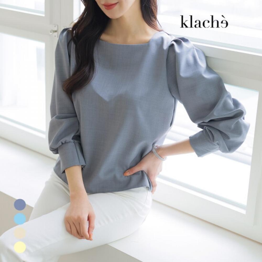 Klache Women Round Puff Blouse B4s0816