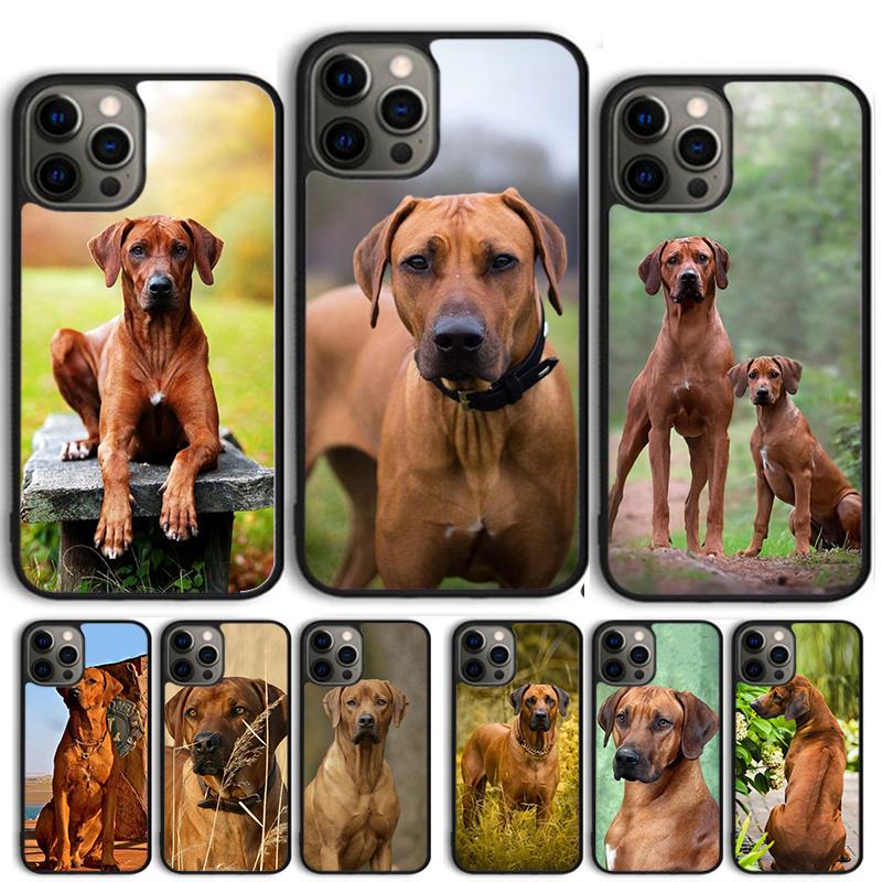 Rhodesian Ridgeback Dog Phone Case For iPhone 17 Air 15 16 Cover 11 13 14 Pro Max 12 Plus Max Fundas