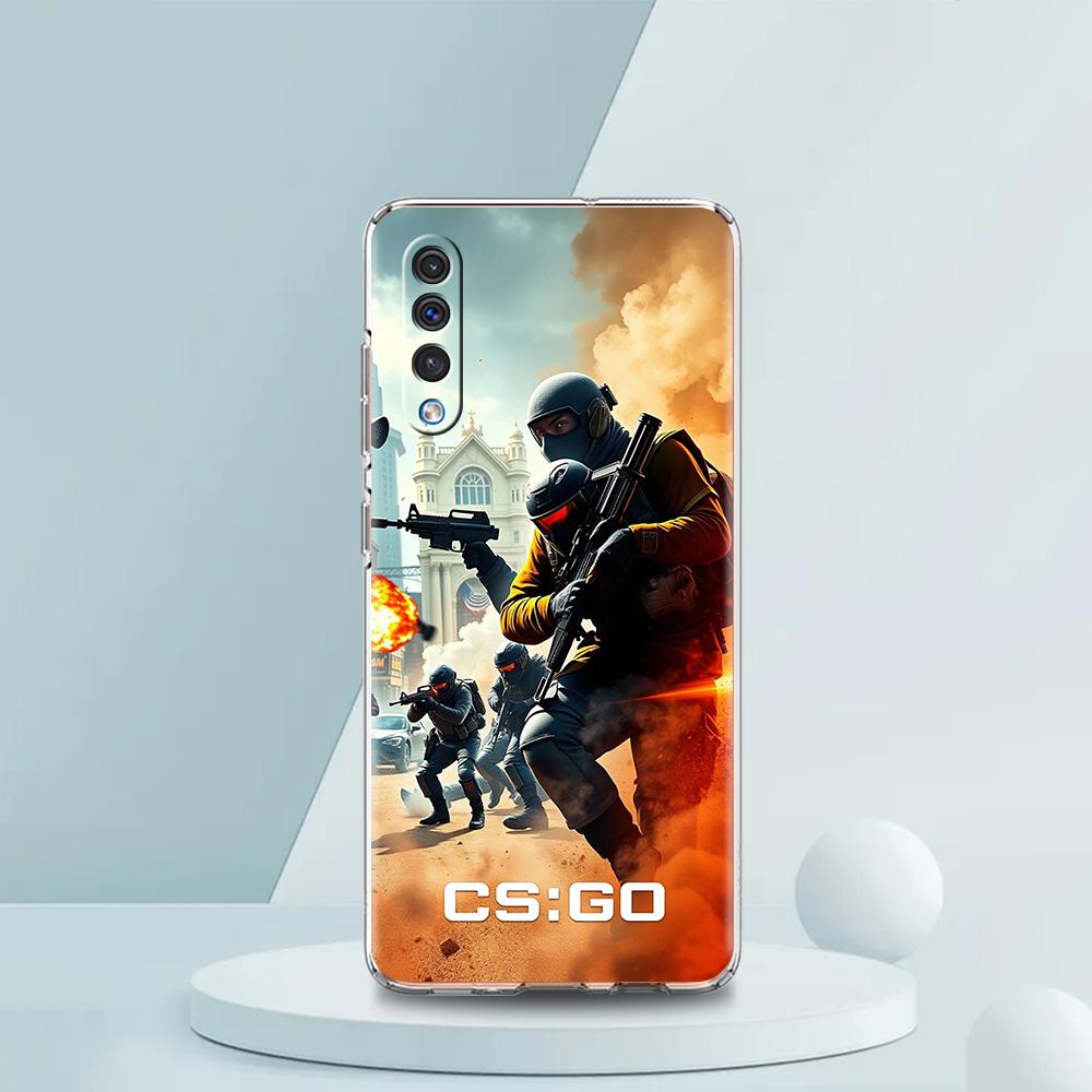 Counter Strike CS GO Hot Game Transparent Phone Case for Samsung Galaxy A16 A14 A12 A22 A24 A42 A02 A03S A06 A30 A40 Soft Cover