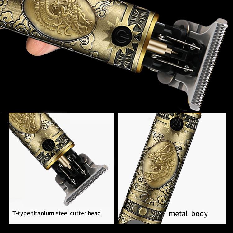 Wiederaufladbarer Elektrischer Haarschneider mit LCD-Anzeige