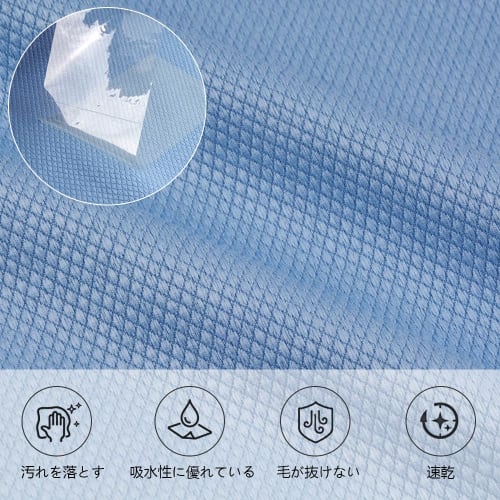 SINLAND Saugfähige, Schnelltrocknende Mikrofasertücher zum Glasputzen, Glastücher, Küchenspültücher, Autowaschtücher, Reinigungstücher (Blau, 40