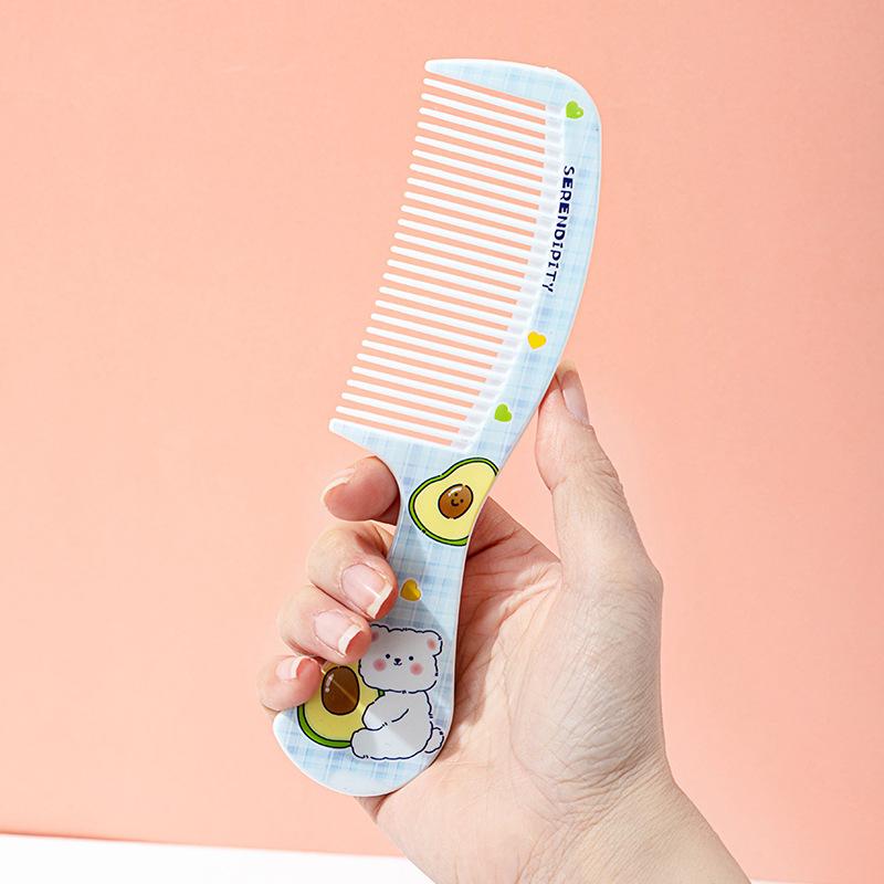 1 stücke Nette Friseur Kamm Anti-statische Spitzen Schwanz Kamm für Mädchen Erdbeere Obst Haar Kamm