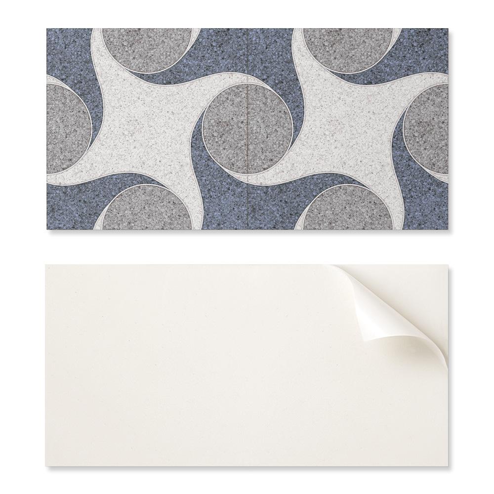 Self-Adhesive Vinyl Panel Perfect for Modern Interiors 100x50 Cm Abstract Mosaic Pattern