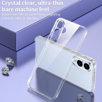 Custodia Morbida in Silicone di Lusso Per Samsung Galaxy S25 Edge S25 Ultra S25+ Plus Trasparente Ultra Sottile Cover Per SamsungS25Ultra S25E Fundas