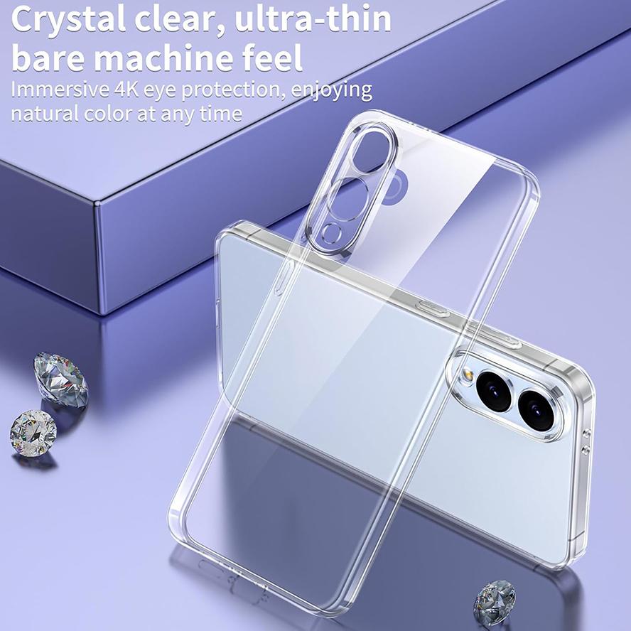 

Luxury Silicone Soft Case For Samsung Galaxy S25 Edge S25 Ultra S25+ Plus Clear Ultra Thin Cover For SamsungS25Ultra S25E Fundas Galaxy S25 Ultra