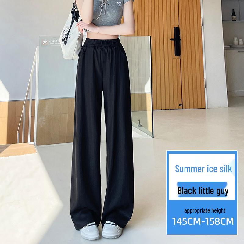 Women s Tencel Linen Slim Straight-Leg Pants, High-Waist Ice Silk Herringbone, Summer 2026 Collection Extra Large