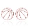 Stainless Steel Basketball Stud Earrings for Men Women Sports Lovers Simple Round Earring Jewelry Fitness Gifts