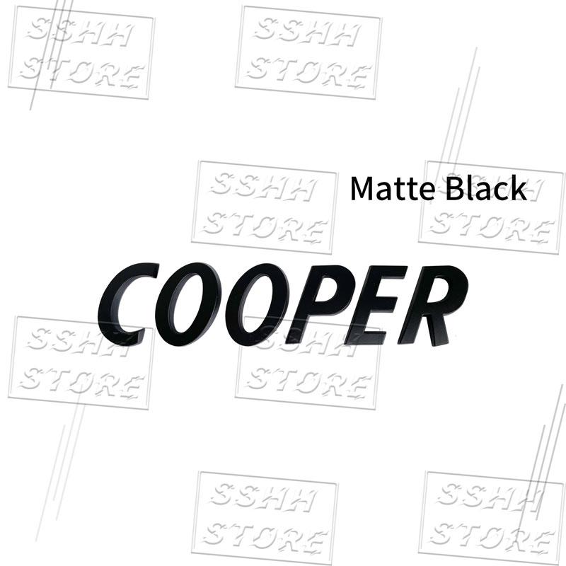 Car-Styling COOPER SD Emblem Car Trunk Body Stickers For Cooper S JCW R55 R56 R57 R58 F54 F55 F56 F57 F60 Countryman