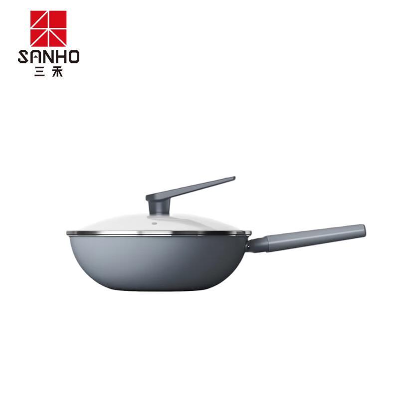 Sanhe 0-Coating Micro-Nano Non-stick Wok