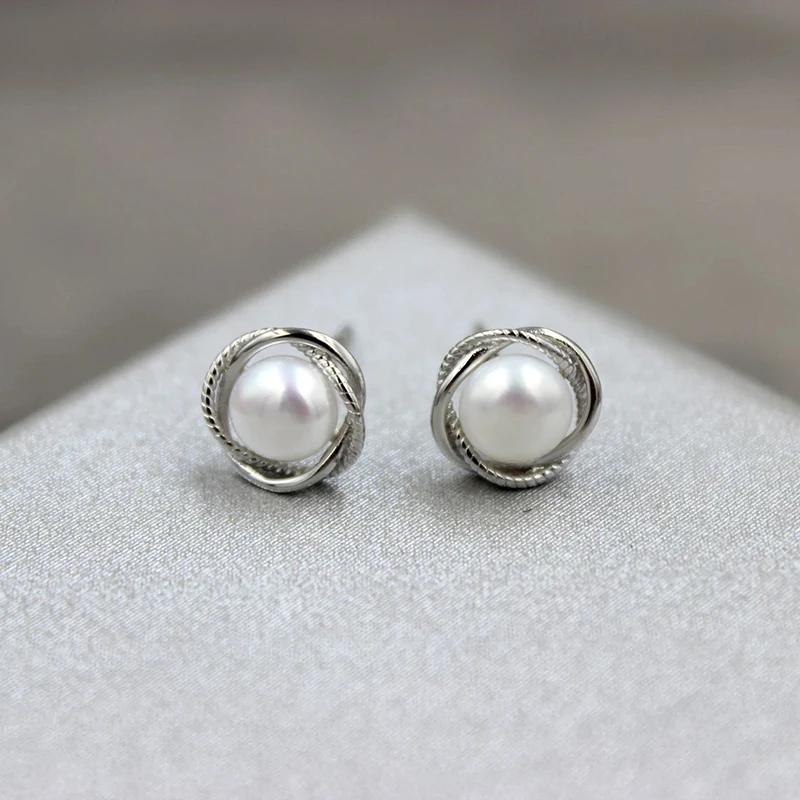 

Шикарные маленькие круглые серьги-пусеты из искусственного жемчуга для женщин на каждый день, простые элегантные женские серьги, необычный подарок на годовщину