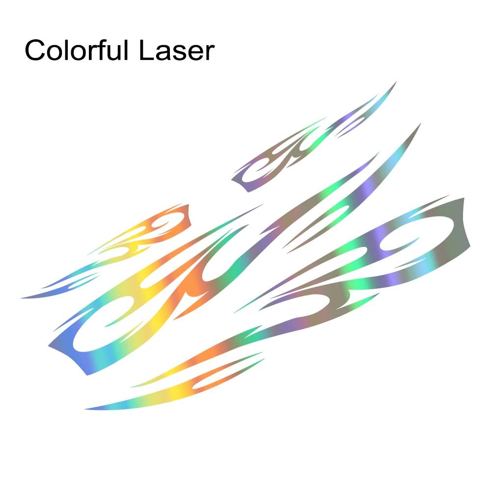 

Car Engine Hood Stickers Self-Adhesive Sports Racing Flame Totem Car Vinyl Decals Auto Side Door Decoration Stickers Accessories