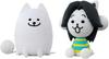 Undertale Temmie Annoying Dog 14cm of Official Merchandise Figures & Amikoto, Approx. [Set 2] [2 Sets]
